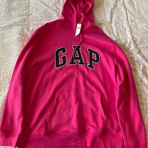 New Gap Hoodie. Size XL with tags. Pink color.